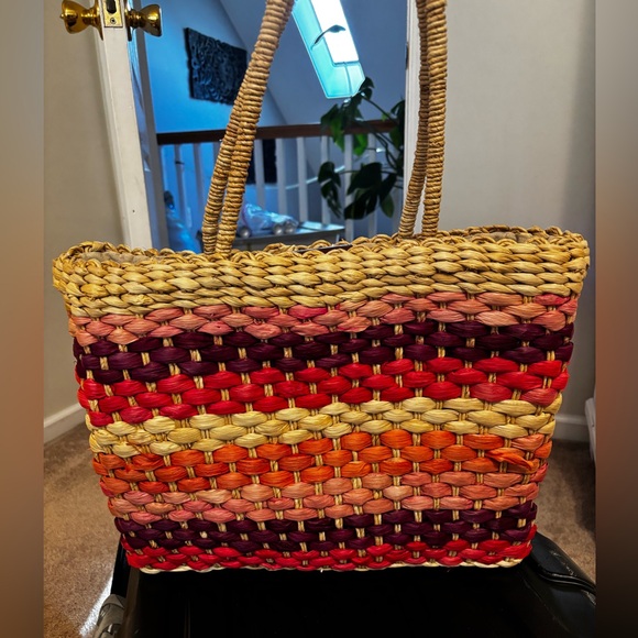 Btb straw beach bag - Picture 1 of 5